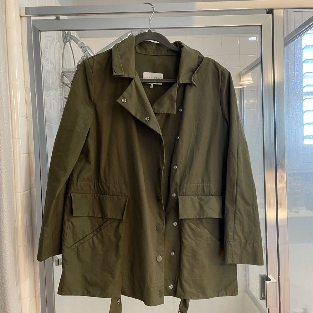 Sandro army green jacket